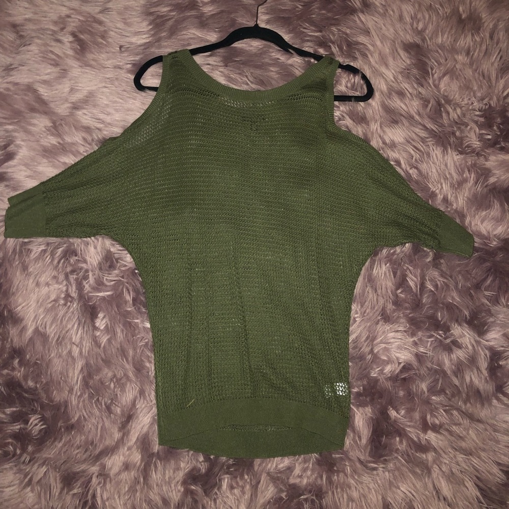 Hunter Green see through shirt